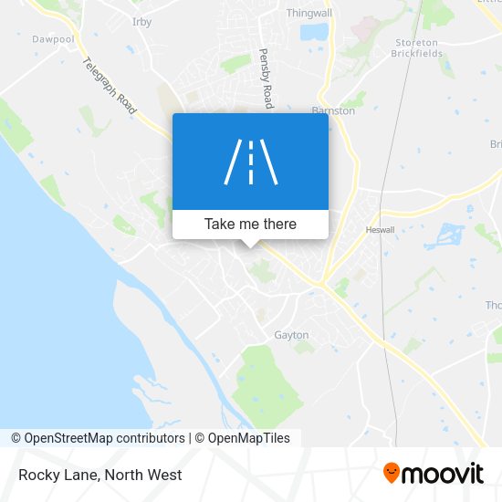 Rocky Lane map