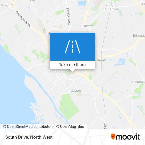 South Drive map