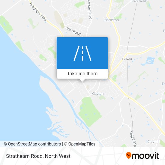 Strathearn Road map