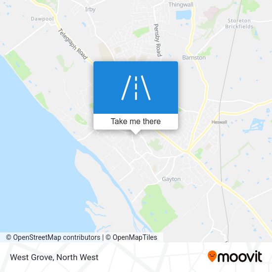 West Grove map