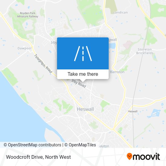 Woodcroft Drive map