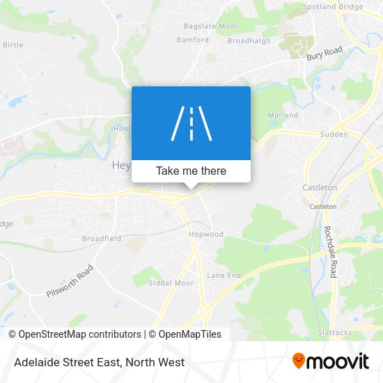 Adelaide Street East map