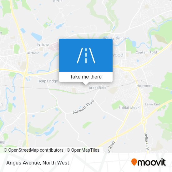 Angus Avenue map