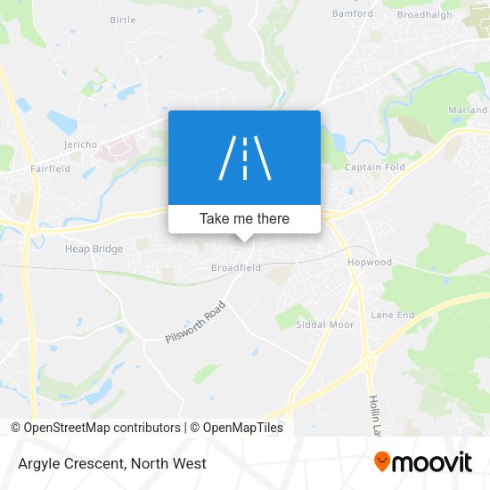 Argyle Crescent map