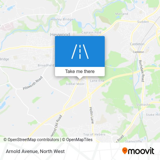 Arnold Avenue map