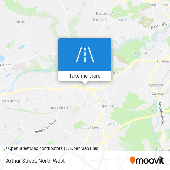 Arthur Street map