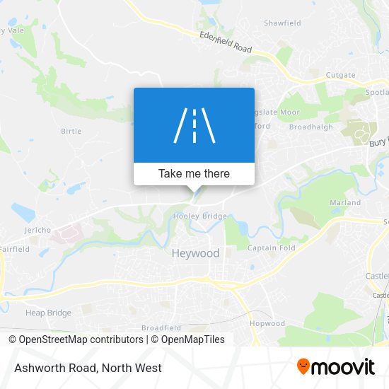 Ashworth Road map