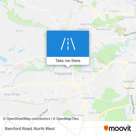 Bamford Road map