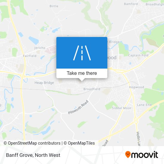 Banff Grove map