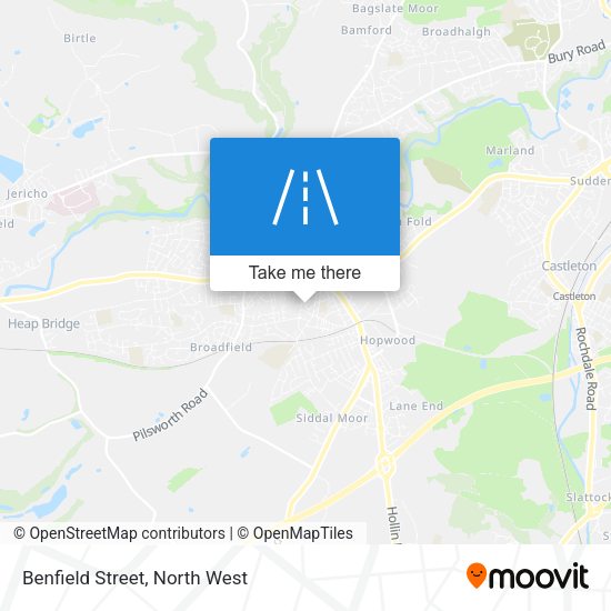 Benfield Street map