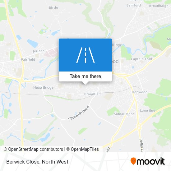 Berwick Close map