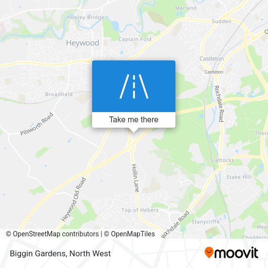 Biggin Gardens map