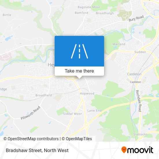 Bradshaw Street map
