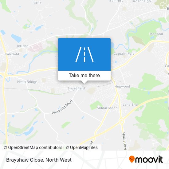 Brayshaw Close map