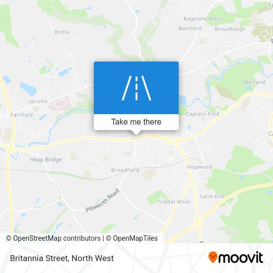 Britannia Street map