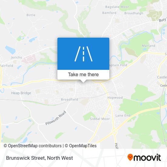 Brunswick Street map