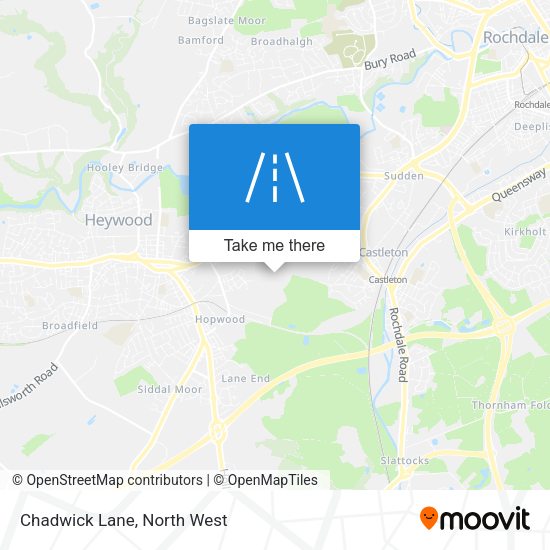 Chadwick Lane map