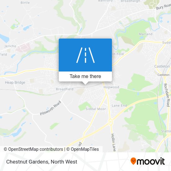 Chestnut Gardens map