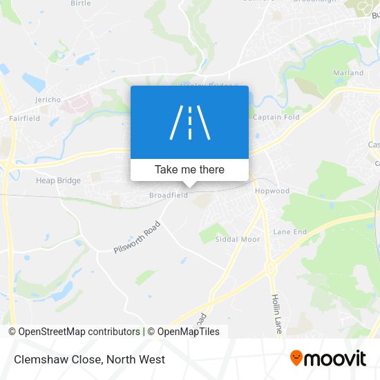 Clemshaw Close map