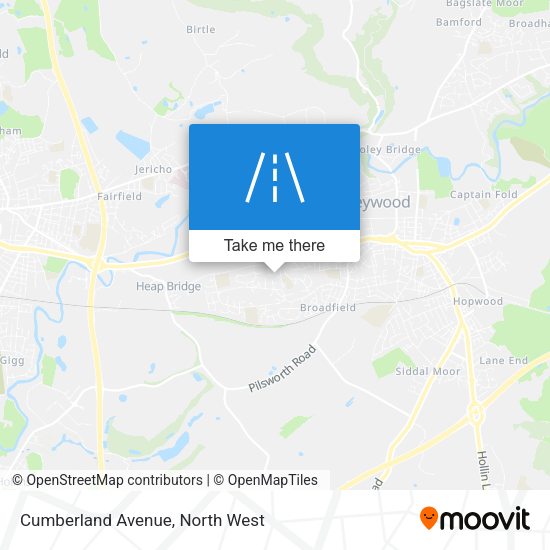 Cumberland Avenue map
