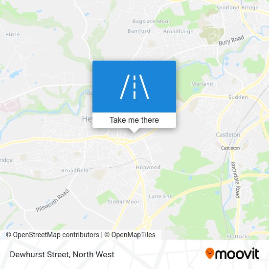Dewhurst Street map