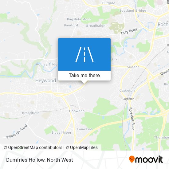 Dumfries Hollow map