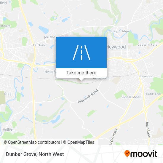 Dunbar Grove map