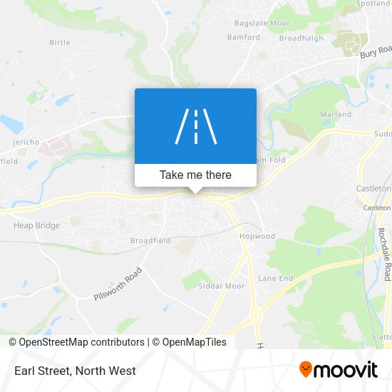 Earl Street map