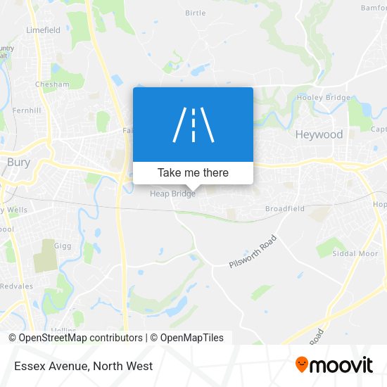 Essex Avenue map