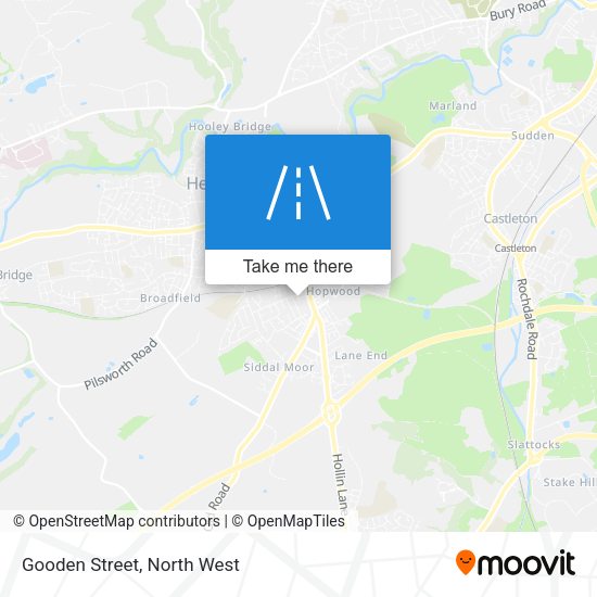 Gooden Street map