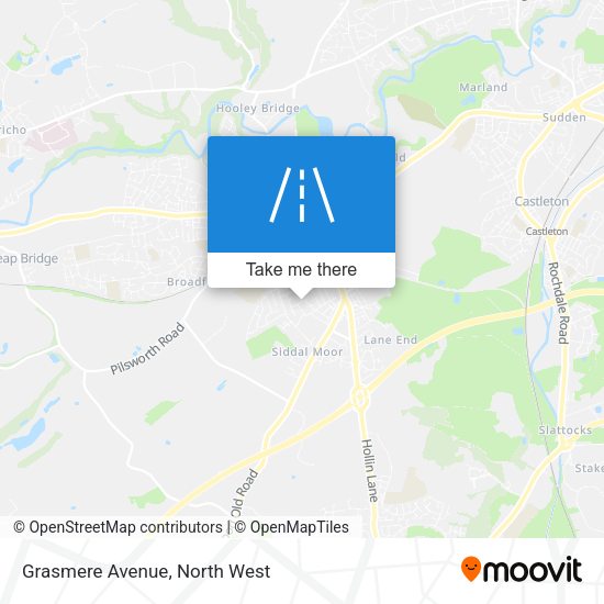 Grasmere Avenue map