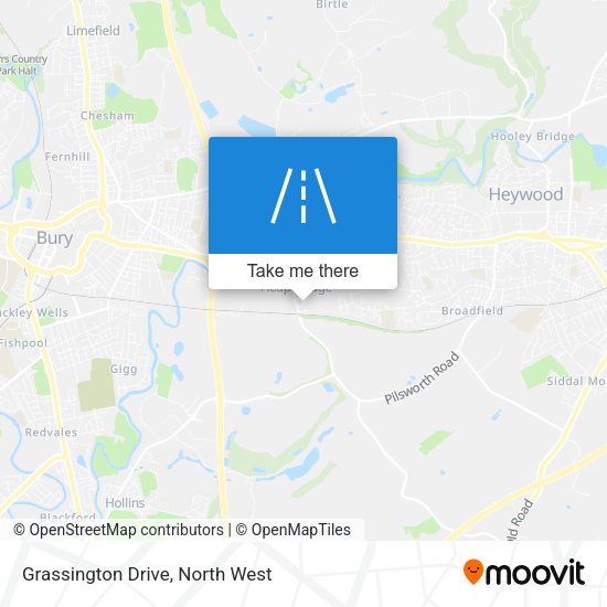 Grassington Drive map