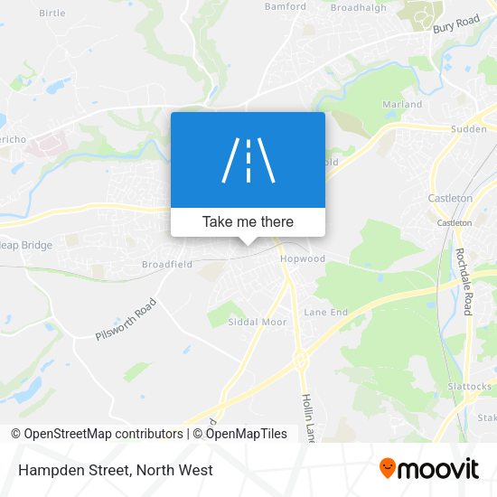 Hampden Street map