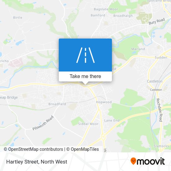 Hartley Street map