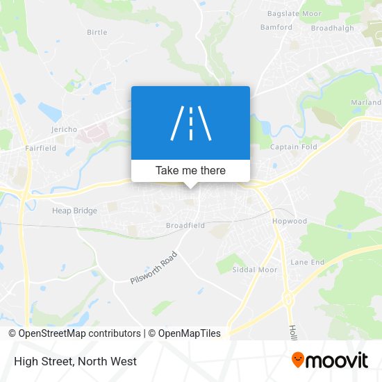 High Street map