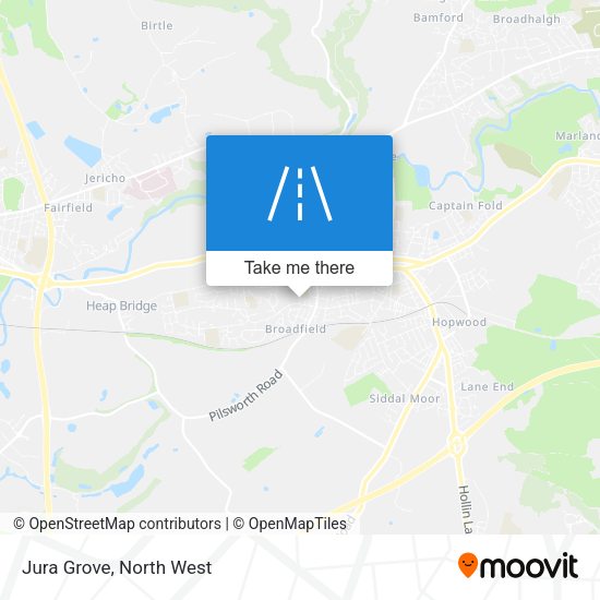 Jura Grove map