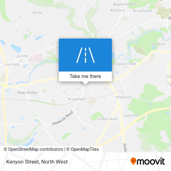 Kenyon Street map
