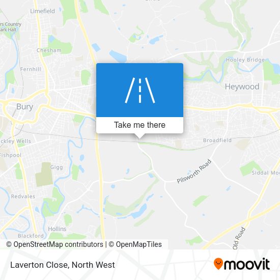 Laverton Close map