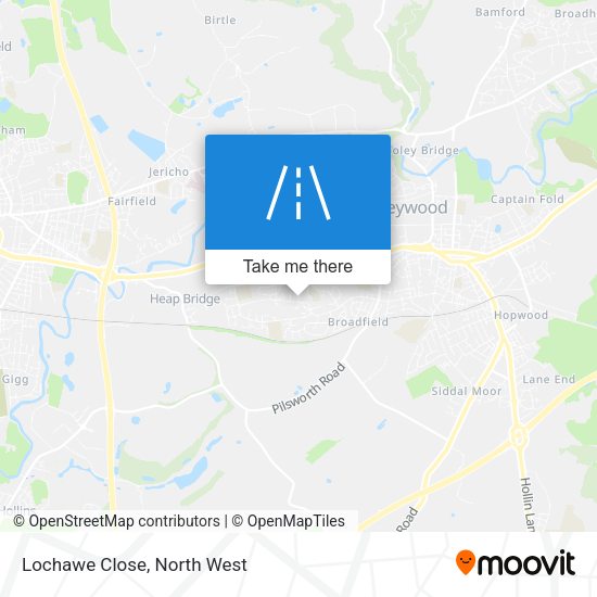 Lochawe Close map
