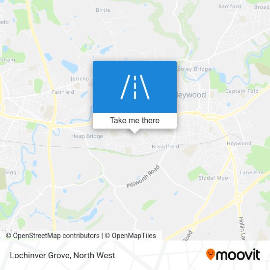 Lochinver Grove map
