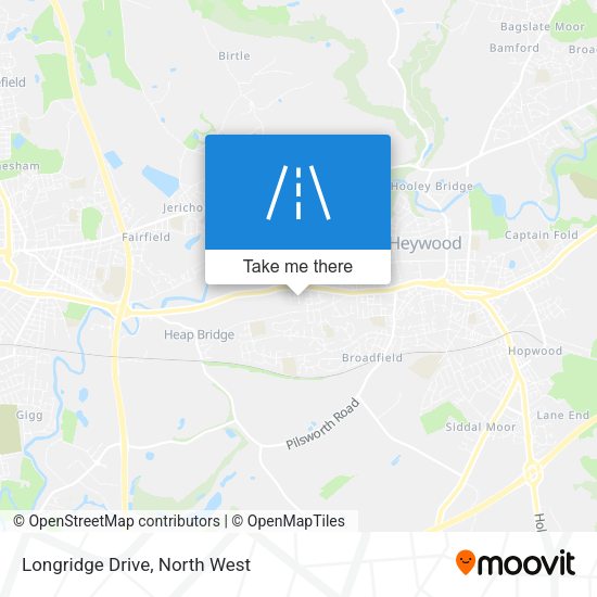 Longridge Drive map
