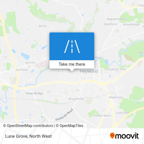 Lune Grove map