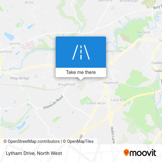 Lytham Drive map