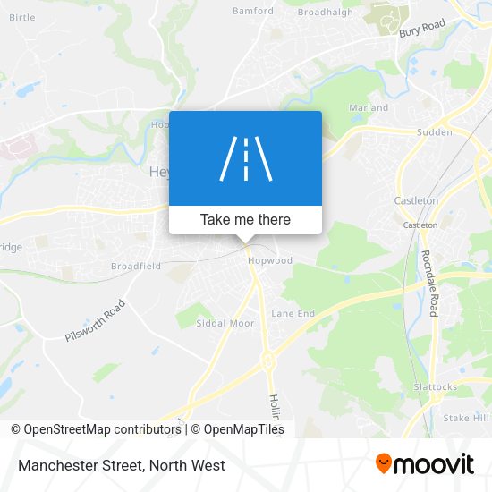 Manchester Street map