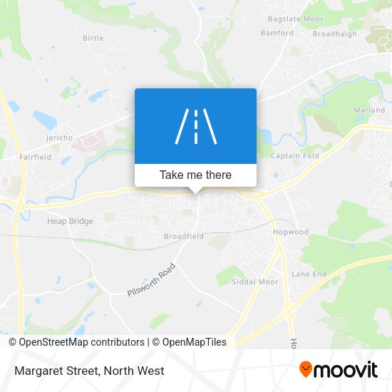Margaret Street map