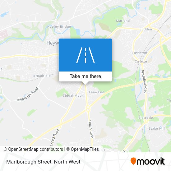 Marlborough Street map