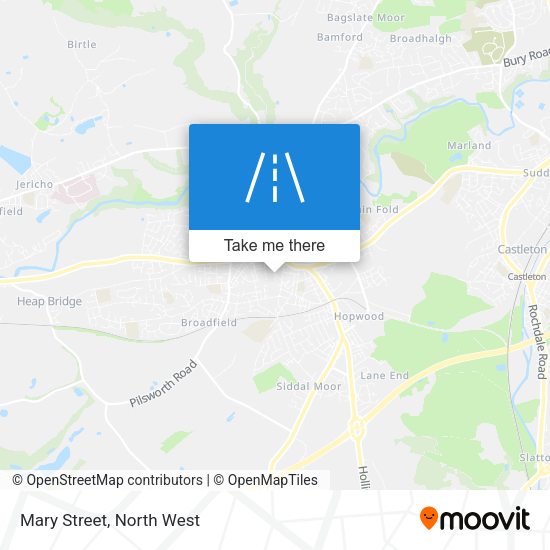 Mary Street map