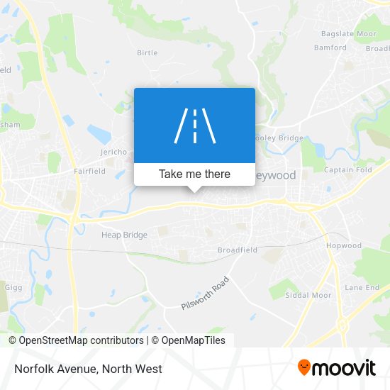 Norfolk Avenue map