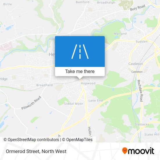 Ormerod Street map