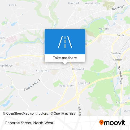 Osborne Street map